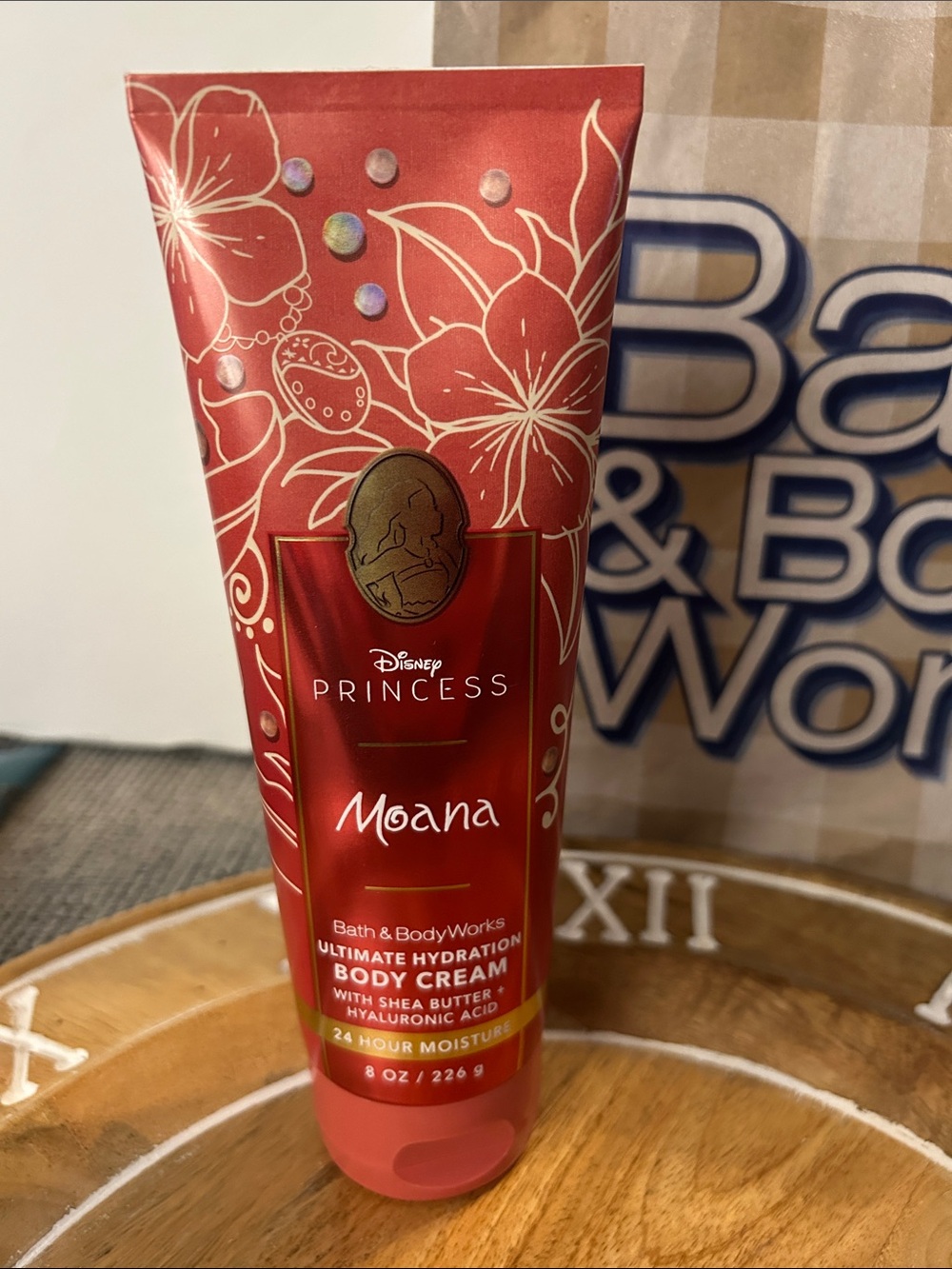 Bath & Body Works disney Princess Moana Ultimate Hydration Body Cream NEW 8 0z